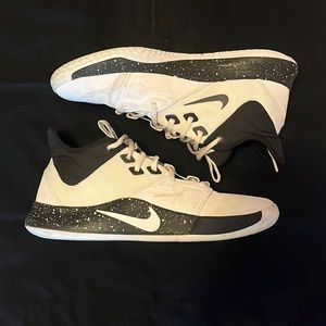 White Nike PG Basketball Shoes